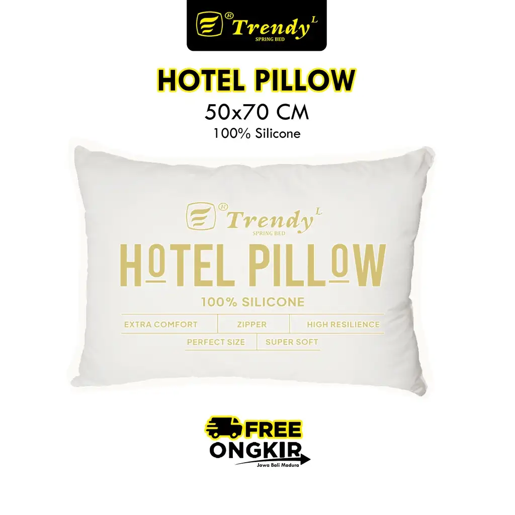 Trendy Bantal Hotel 100% Silicone 50x70 cm