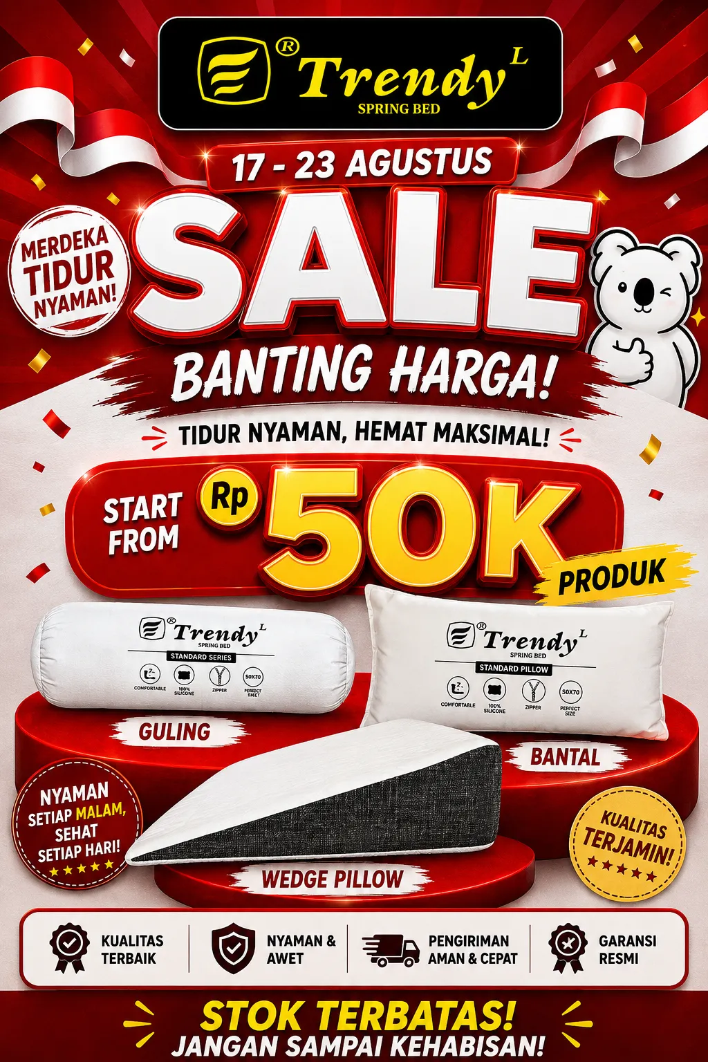 Promo 17 Agustus Harga 50k